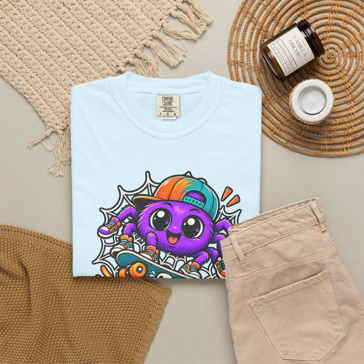 Web Surfing Champion – Cute Halloween Spider T-Shirt