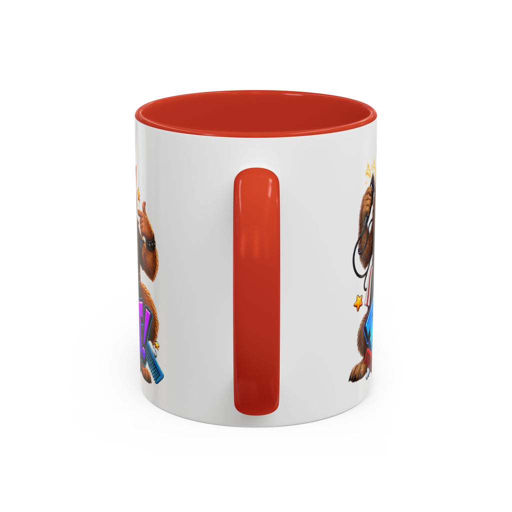 Bad Hair Night Funny Werewolf Barber Halloween White Mug