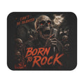 Mouse Pad — "Born to Rock" Skeleton Metal Gaming Desk Mat