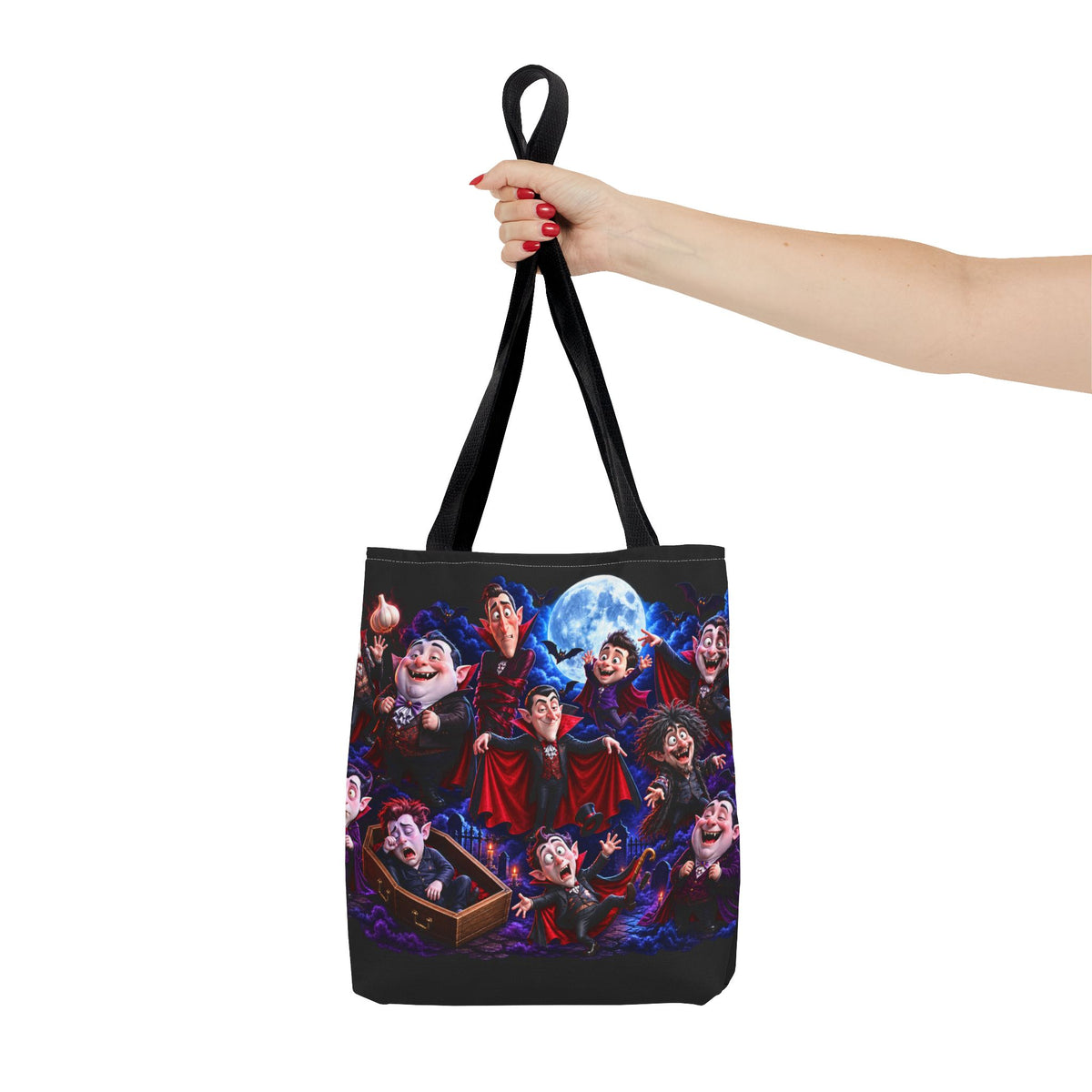 Vampire Night All-Over Print Tote Bag