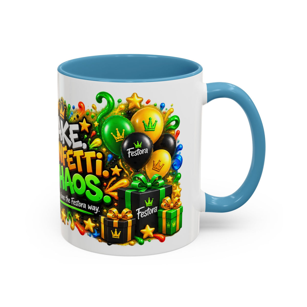 Festora Ant Birthday Mug – Cake Confetti Chaos Coffee Cup
