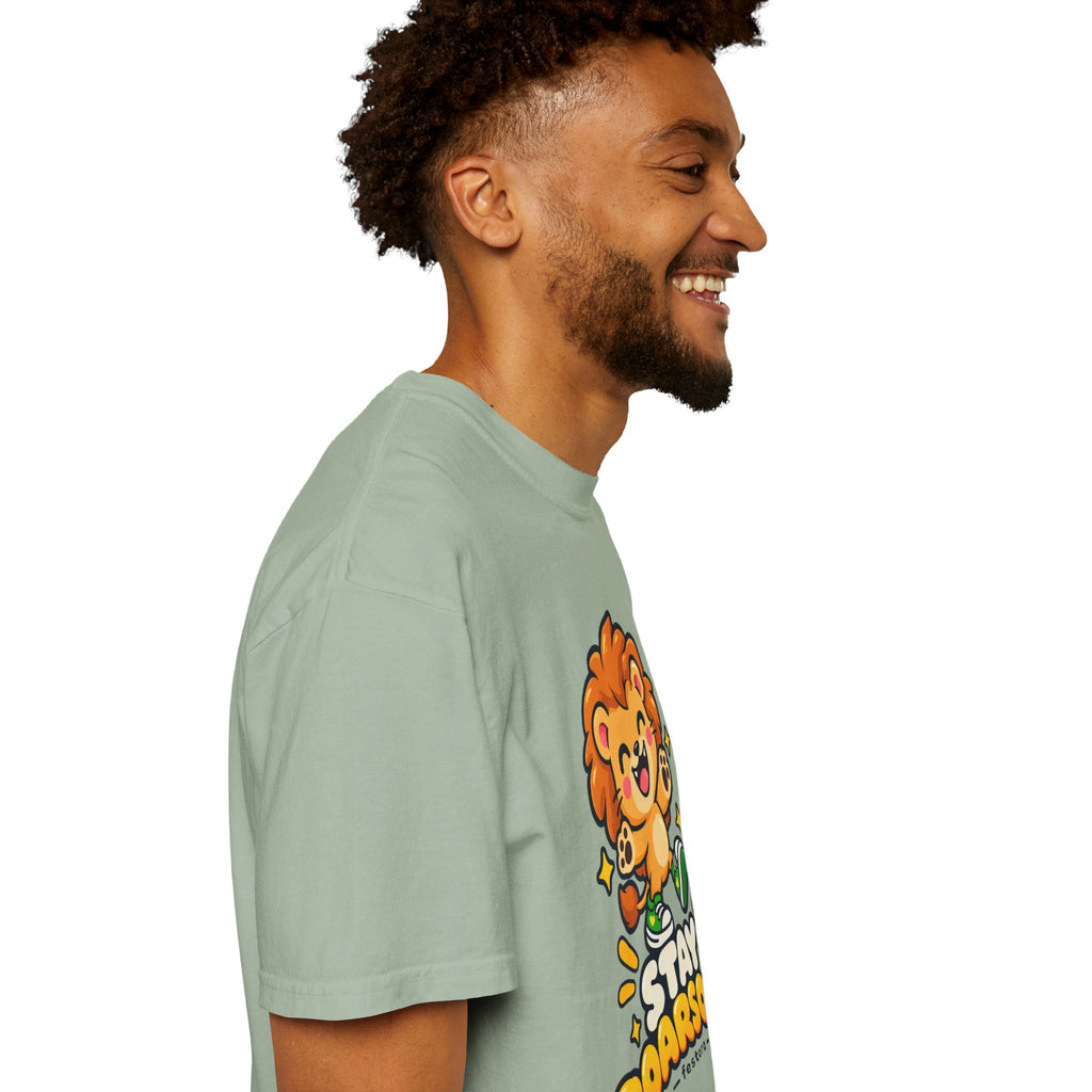 Stay Roarsome – Cute Happy Lion Graphic T-Shirt