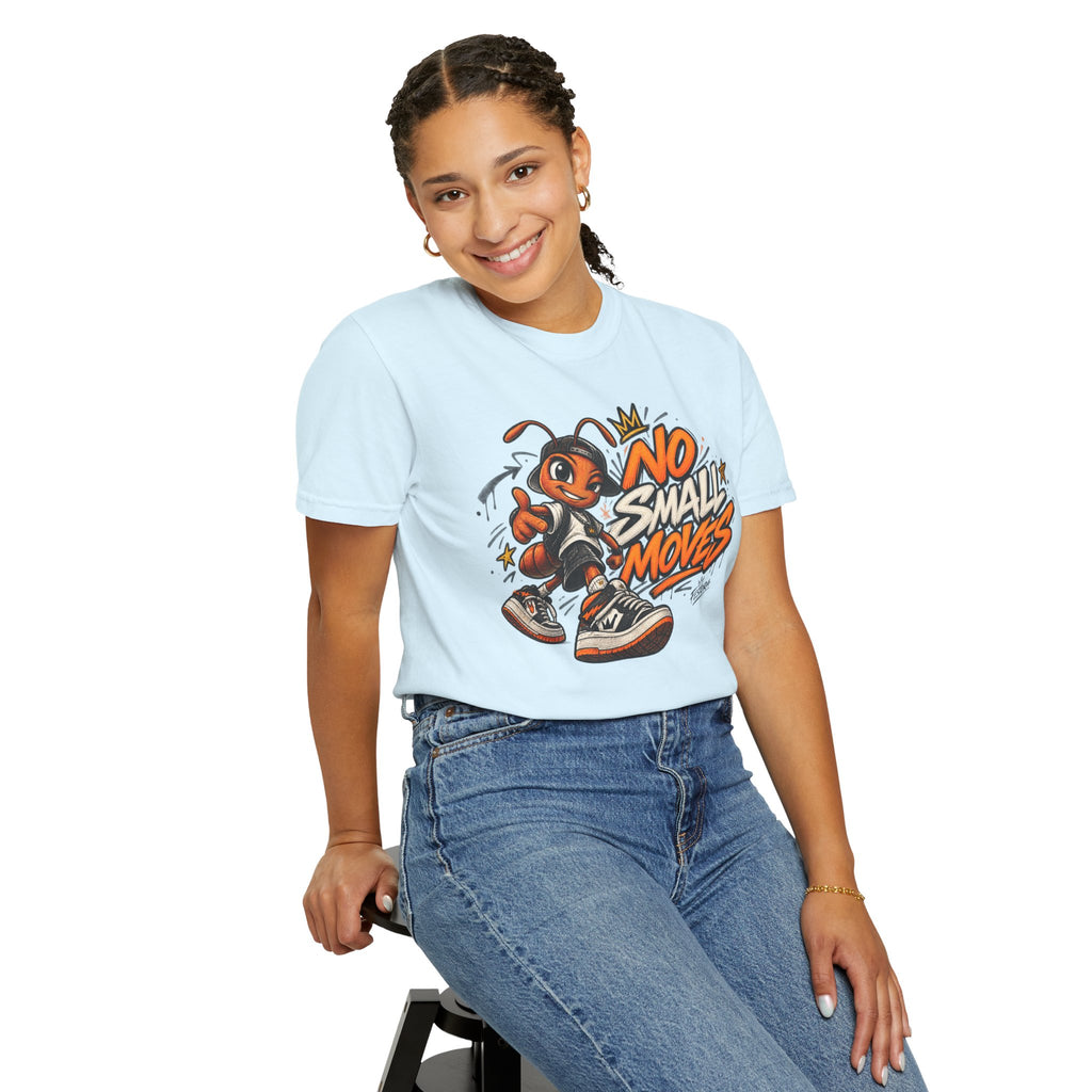 No Small Moves T-Shirt — Retro Sneaker Character Graphic Tee