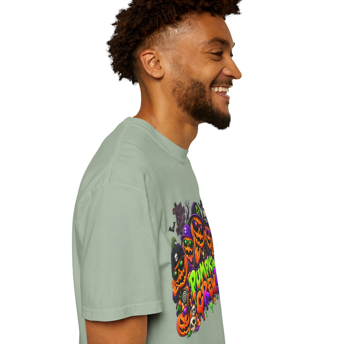 Pumpkin Crew Halloween T-Shirt – Funny Jack O’ Lantern Graphic Tee