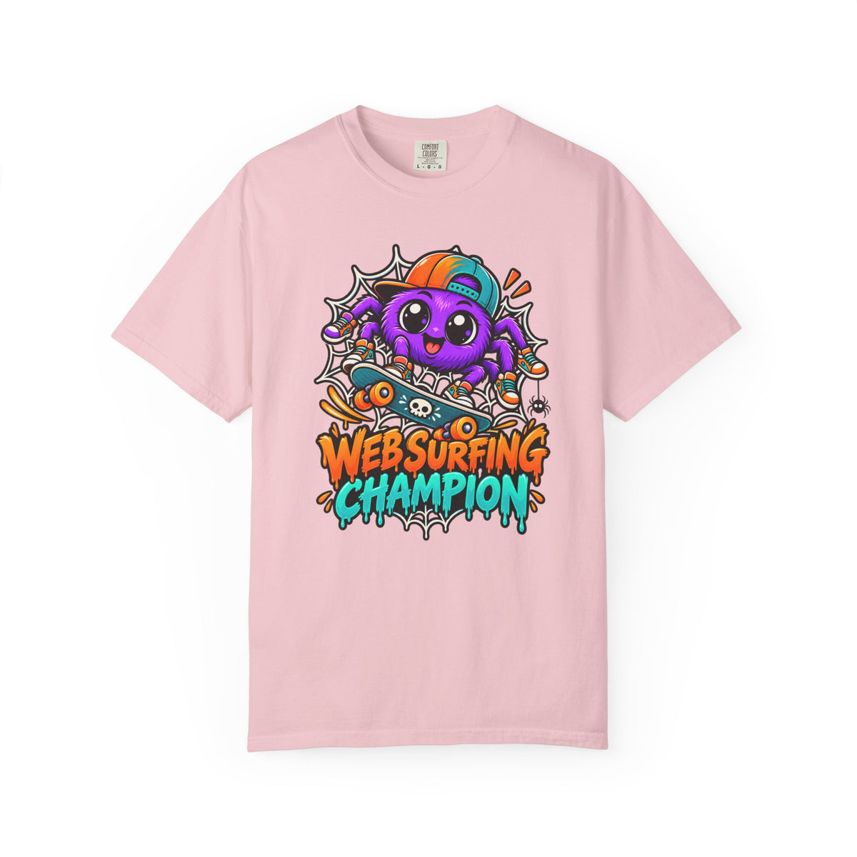 Web Surfing Champion – Cute Halloween Spider T-Shirt