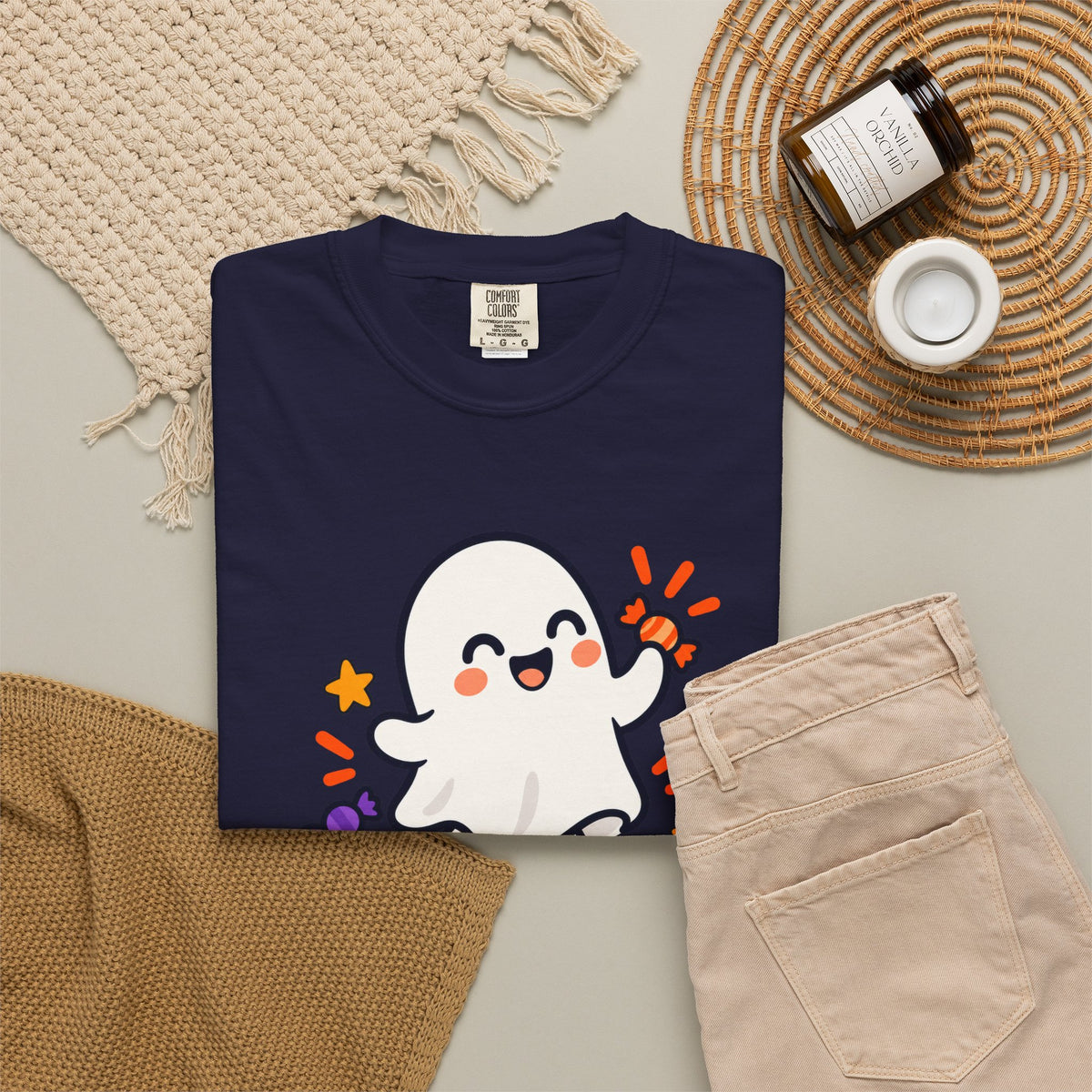 Spooky but Sweet Ghost T-Shirt | Cute Halloween Graphic Tee
