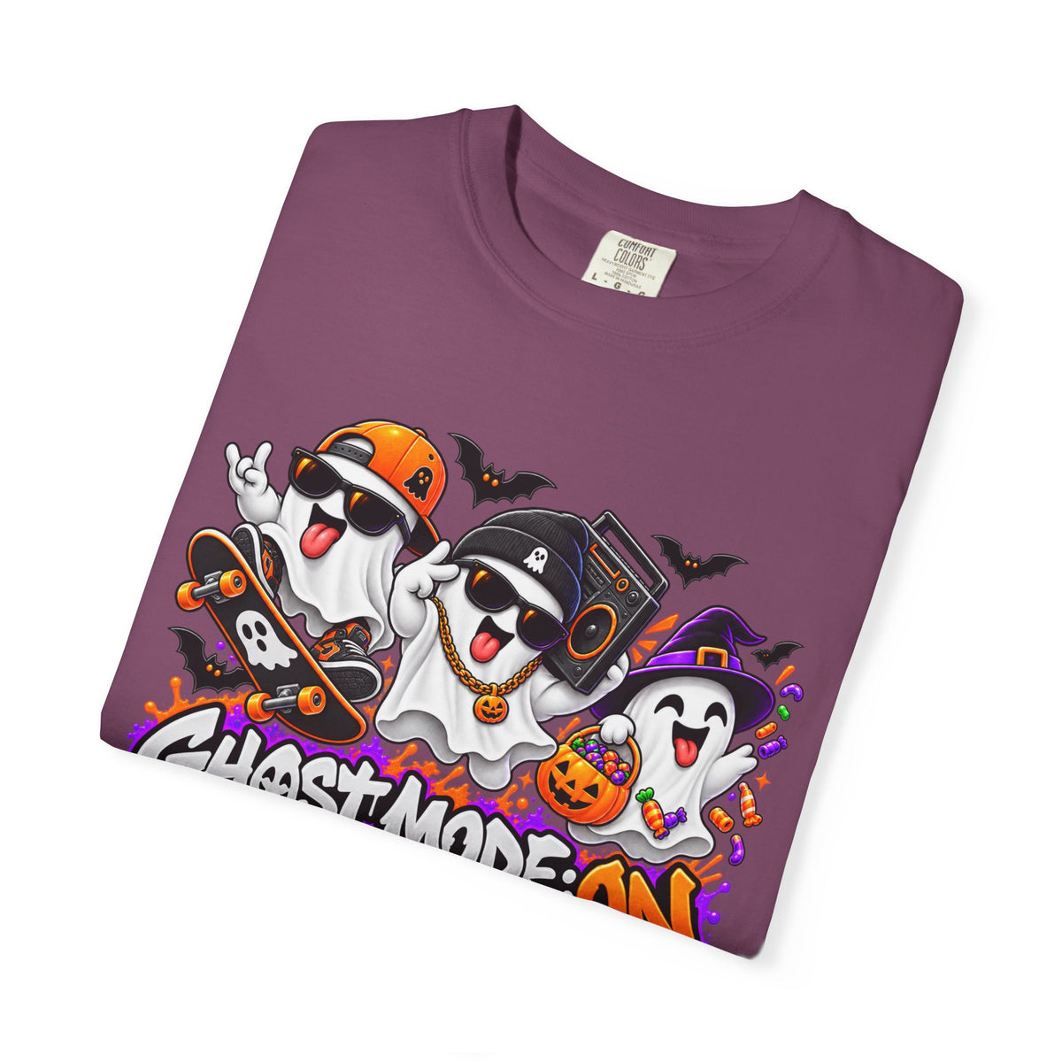 Ghost Mode: ON – Halloween Ghosts Graphic T-Shirt