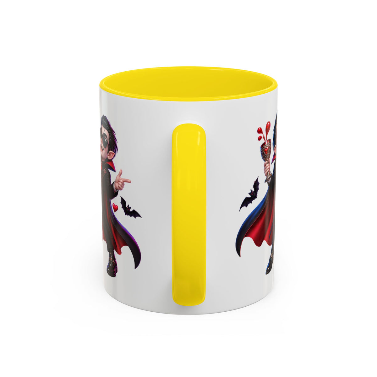 Love at First Bite Funny Vampire Halloween White Mug