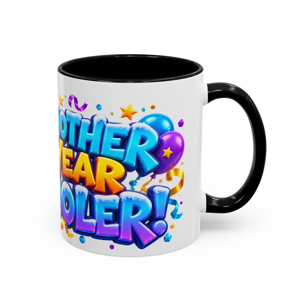 Another Year Cooler Penguin Birthday White Mug