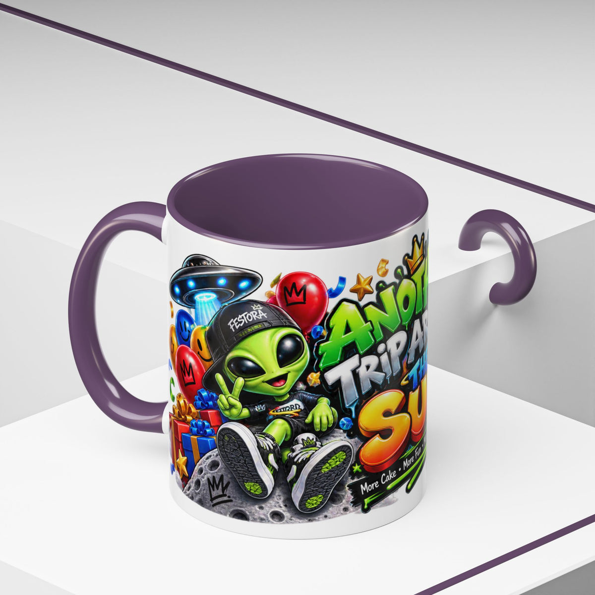 Festora Alien Birthday Mug – Another Trip Around the Sun Coffee Cup