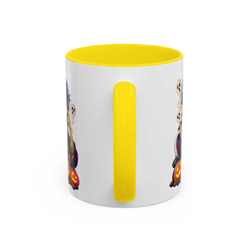 Graveyard Shift Fuel Coffee Zombies Halloween White Mug