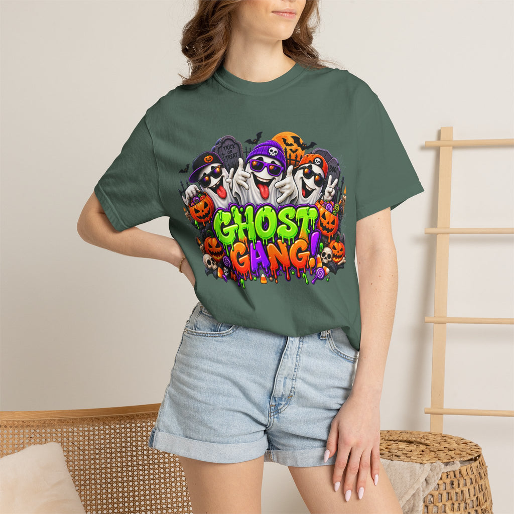 Ghost Gang Halloween T-Shirt – Funny Colorful Ghost Graphic Tee