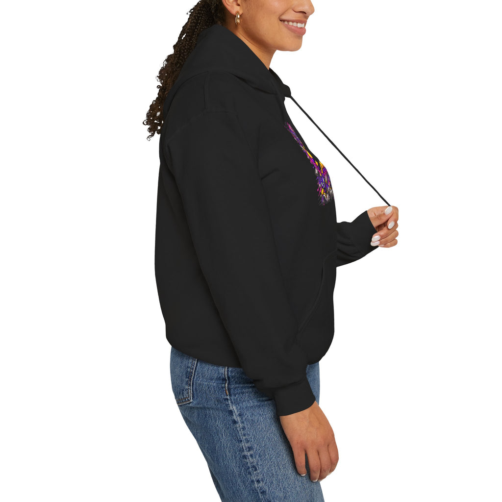 FesTora Festival Hoodie — Colorful Neon Party Graphic Hooded Sweatshirt