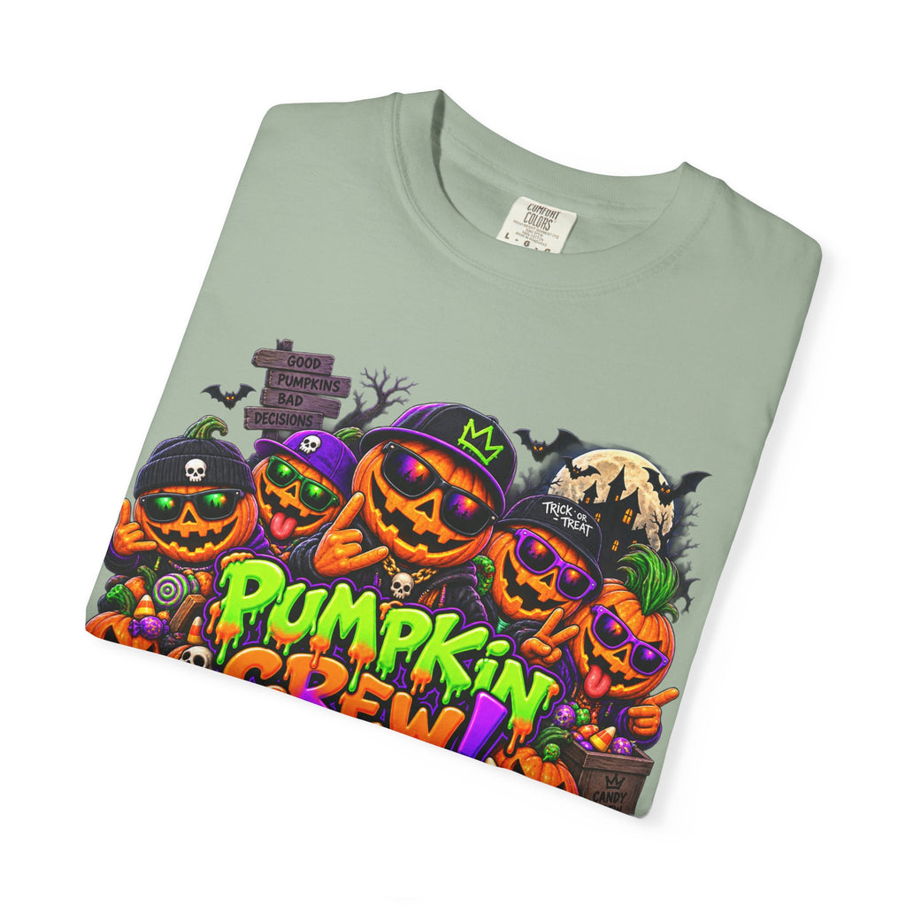Pumpkin Crew Halloween T-Shirt – Funny Jack O’ Lantern Graphic Tee