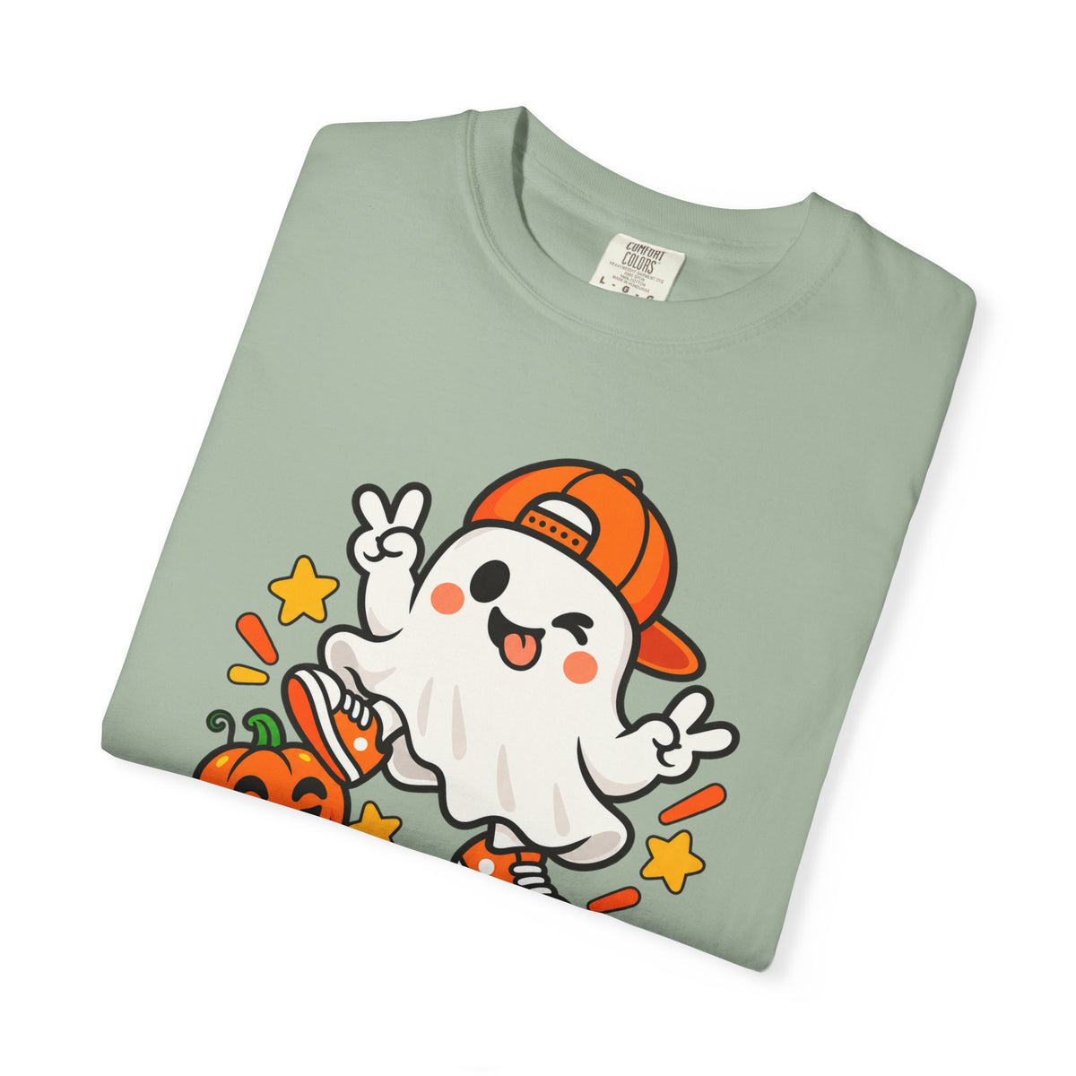 Just Boo It Halloween T-Shirt | Cute Skater Ghost Graphic Tee