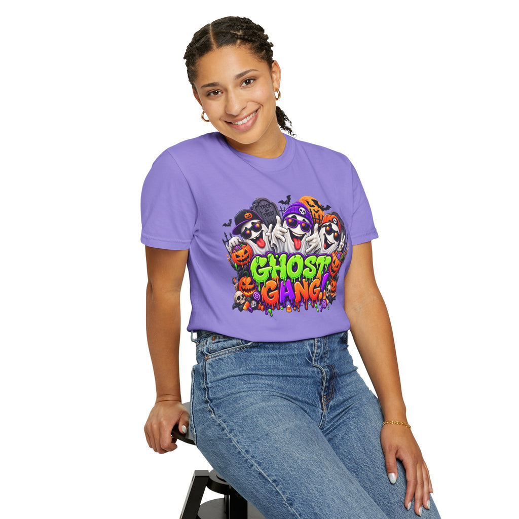 Ghost Gang Halloween T-Shirt – Funny Colorful Ghost Graphic Tee