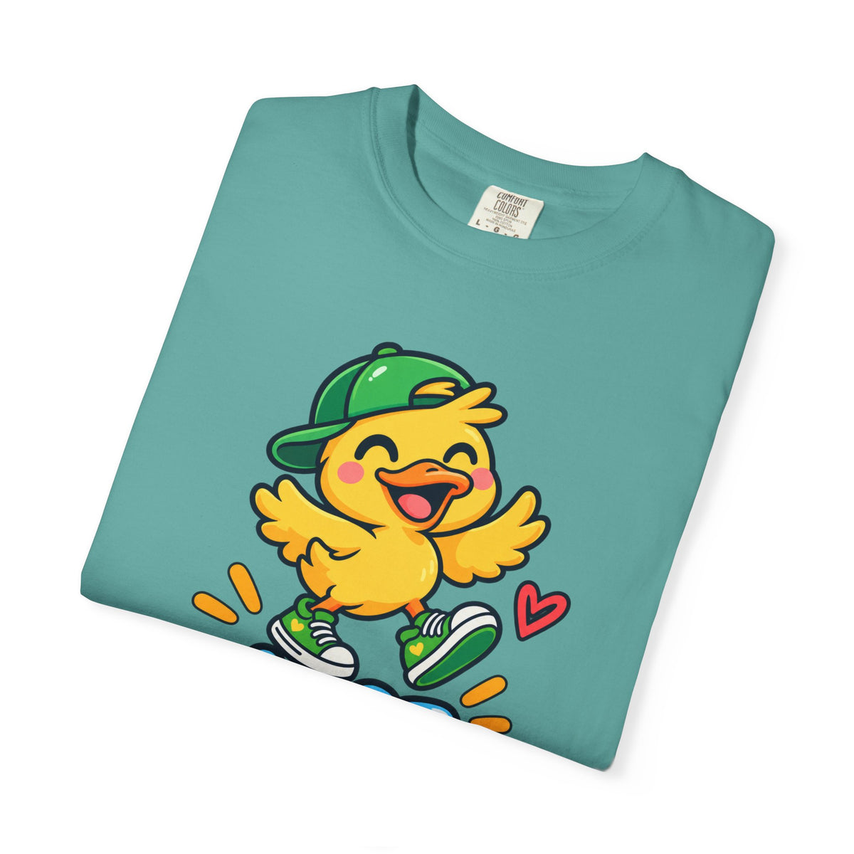 Just Ducky! – Cute Happy Duck Graphic T-Shirt