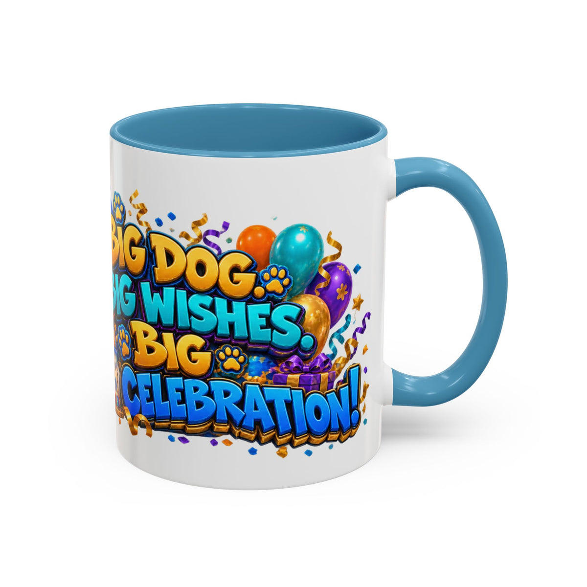 Big Dog Big Wishes Saint Bernard Birthday White Mug