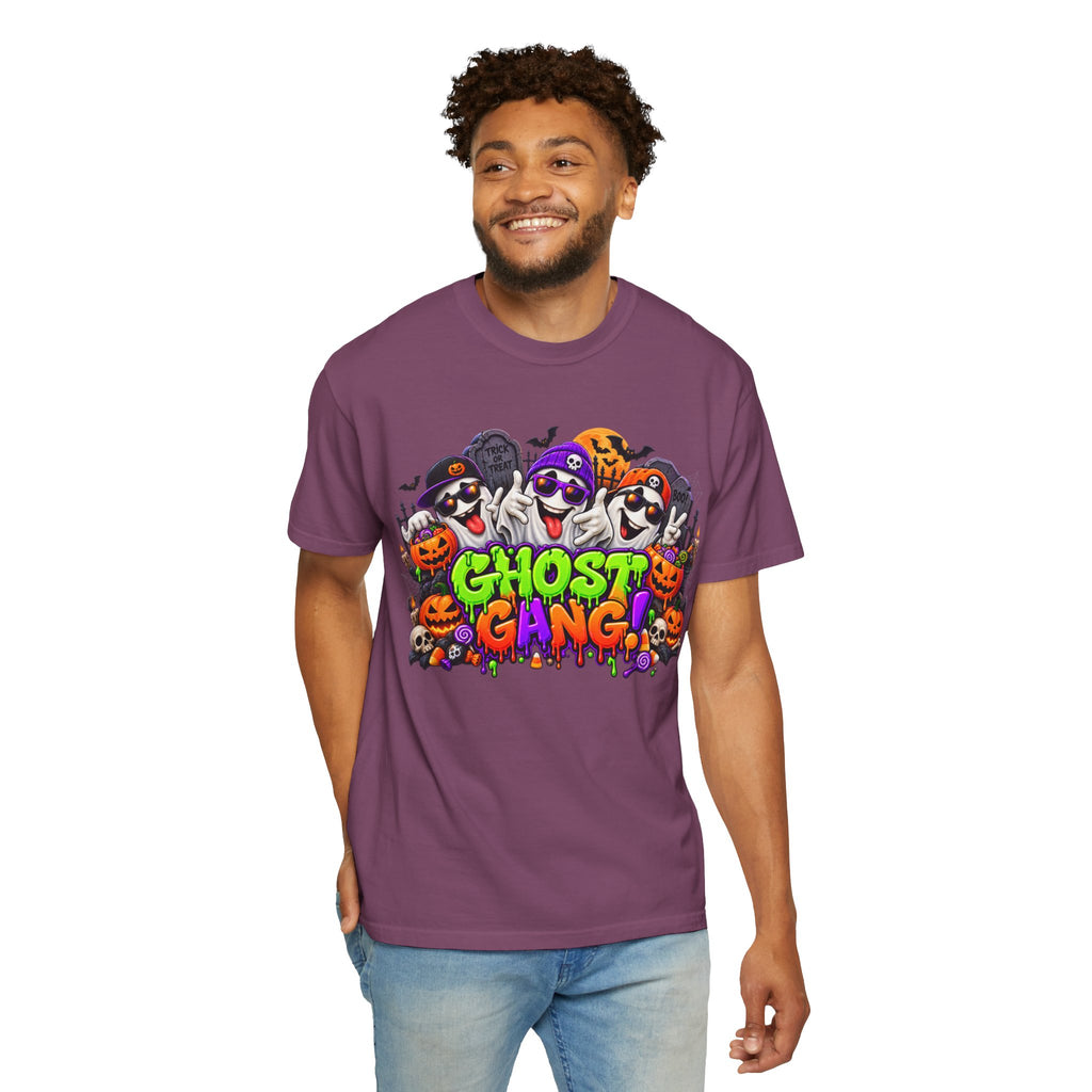 Ghost Gang Halloween T-Shirt – Funny Colorful Ghost Graphic Tee