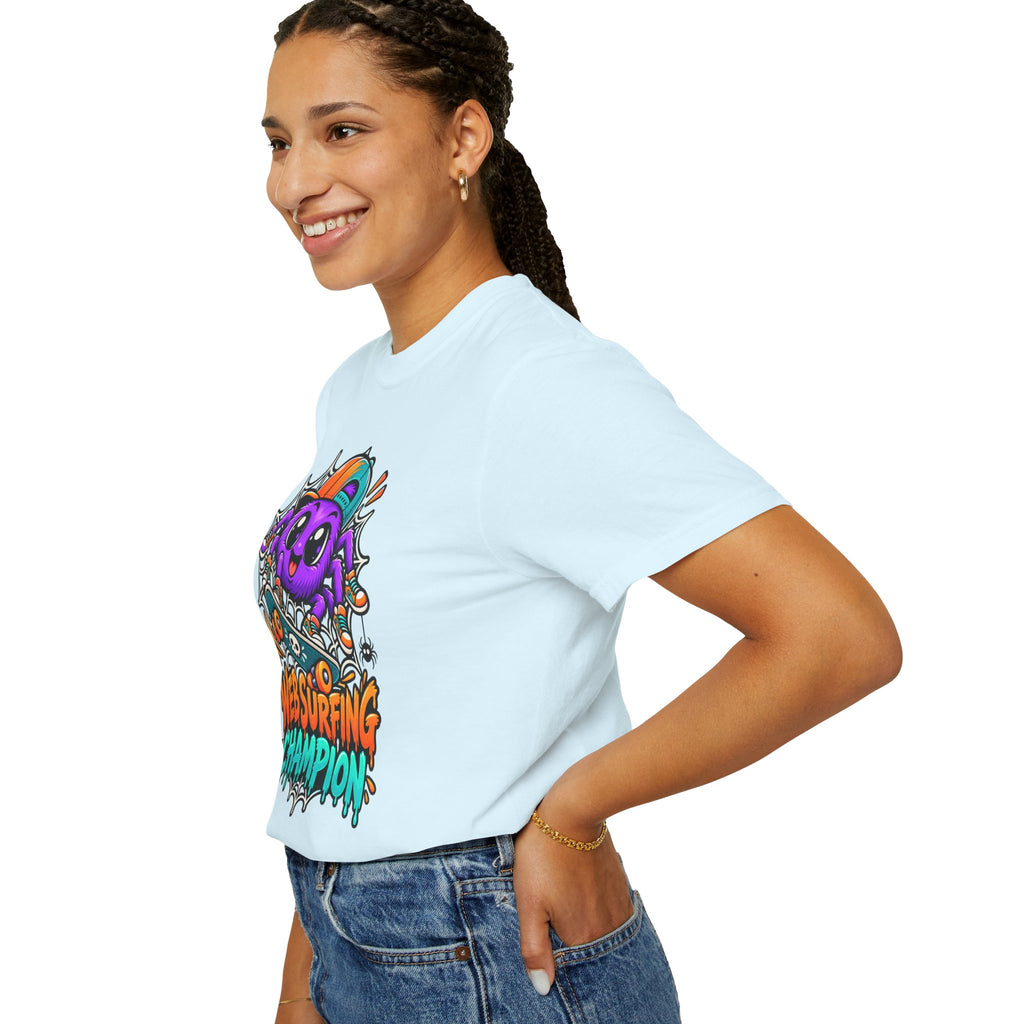 Web Surfing Champion – Cute Halloween Spider T-Shirt
