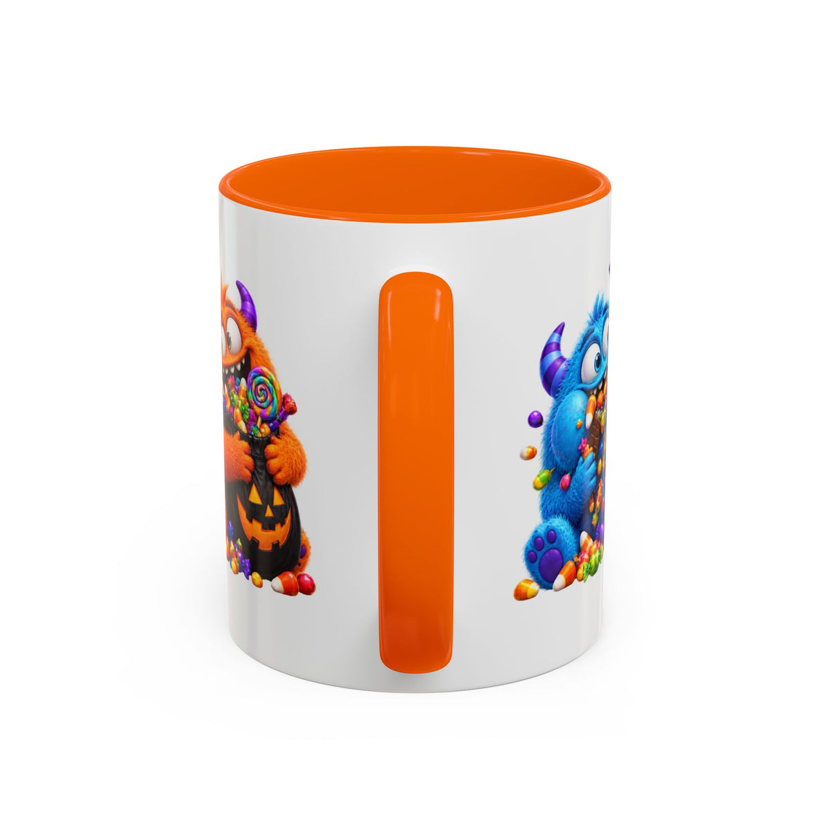 I’m Just Here for the Boos Funny Halloween Monster White Mug