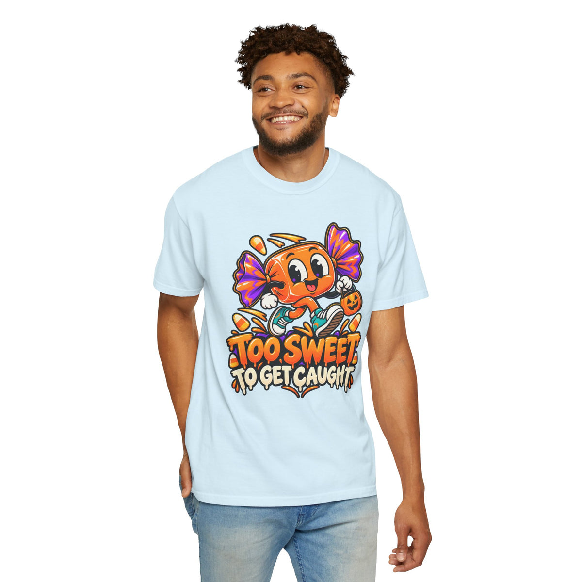 Too Sweet to Get Caught – Cute Halloween Candy T-Shirt