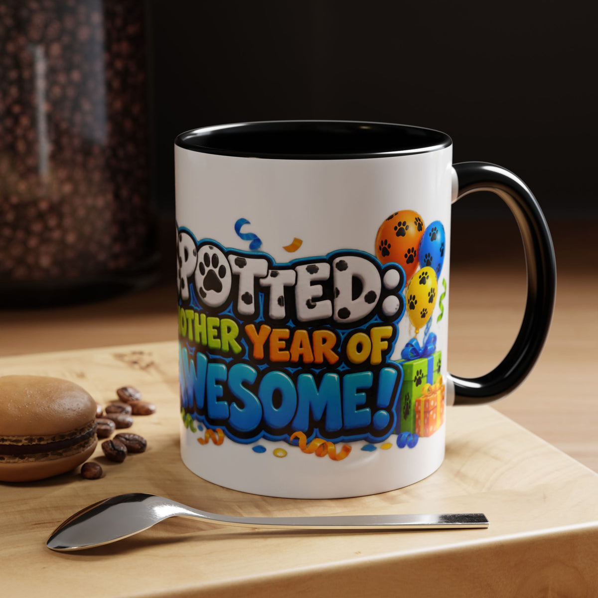 Dalmatian Birthday Mug – Spotted Another Year of Awesome White Coffee Cup