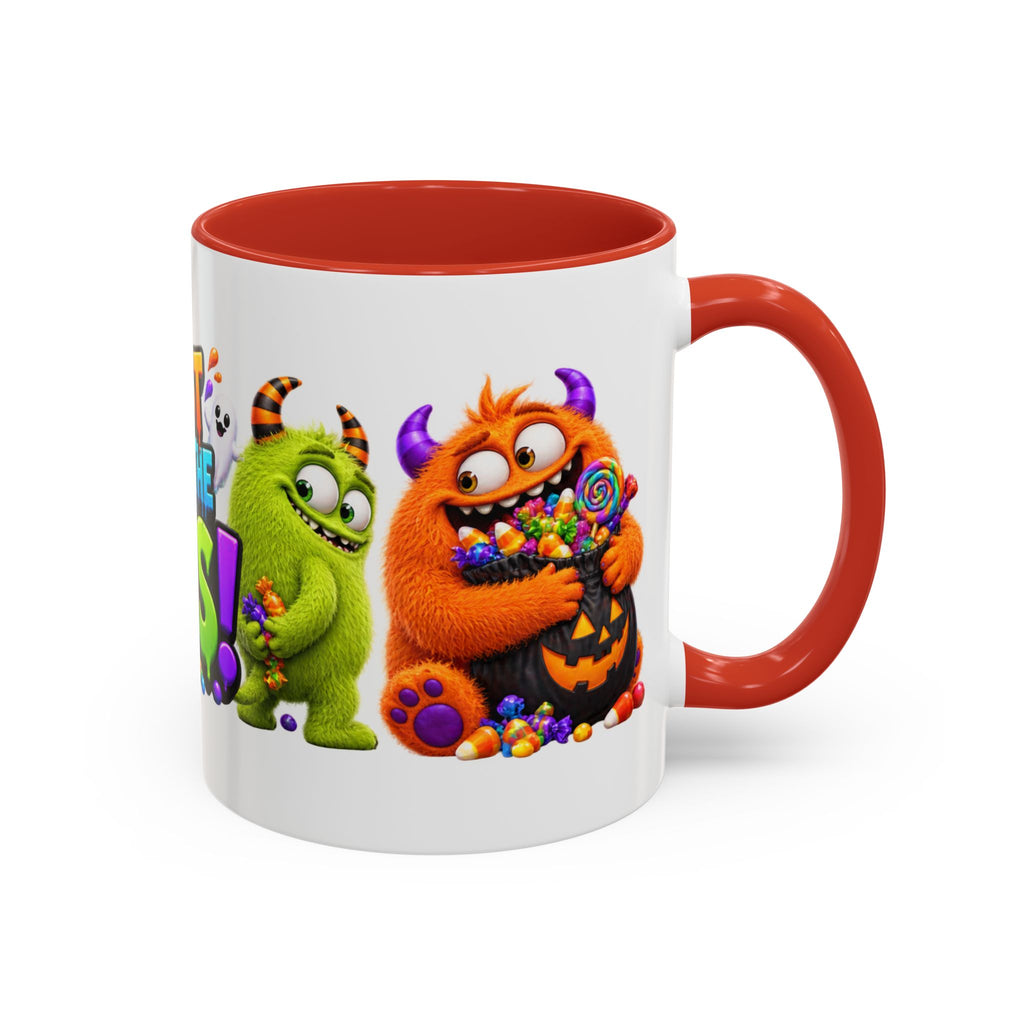 I’m Just Here for the Boos Funny Halloween Monster White Mug
