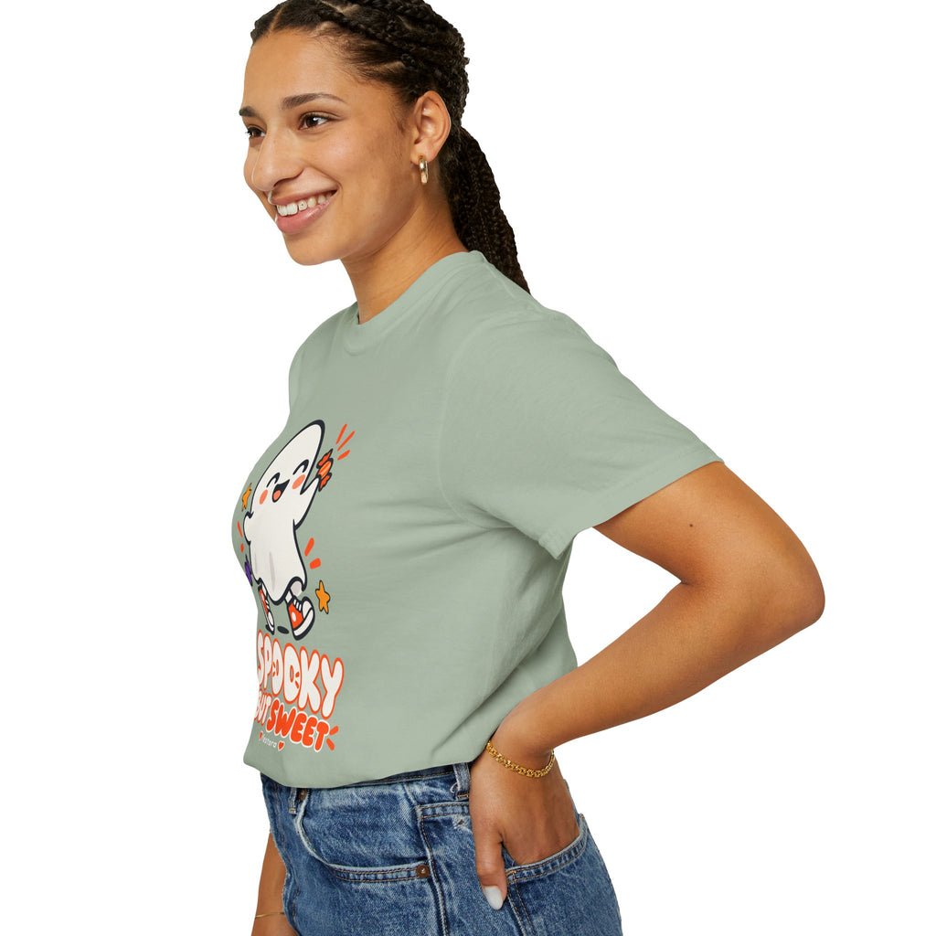 Spooky but Sweet Ghost T-Shirt | Cute Halloween Graphic Tee