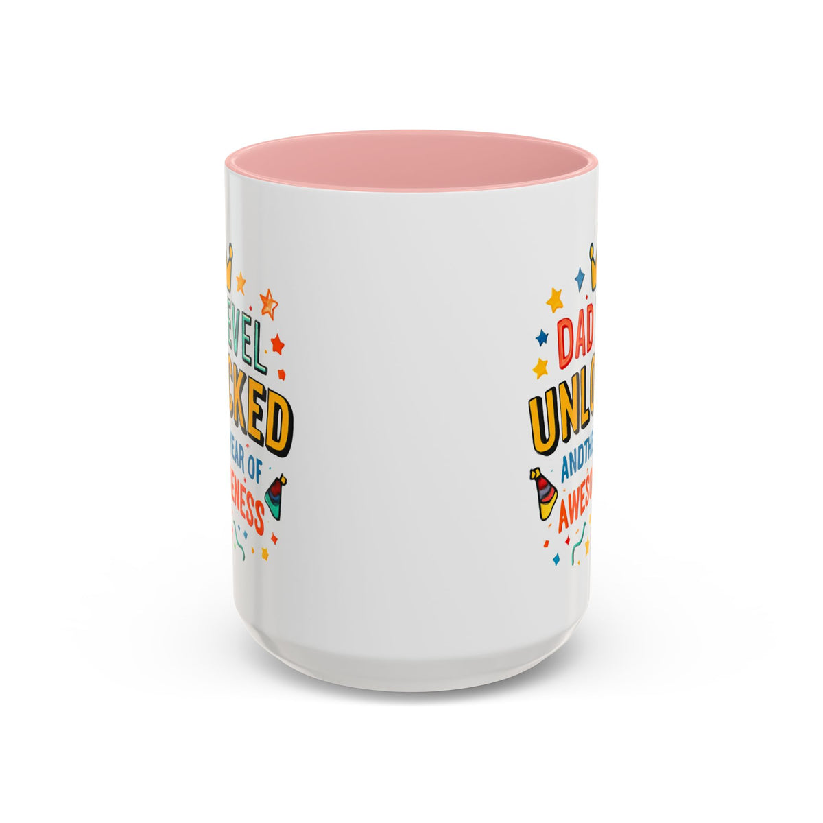 Dad Level Unlocked Coffee Mug – Funny Father’s Day 11/15oz Accent Mug