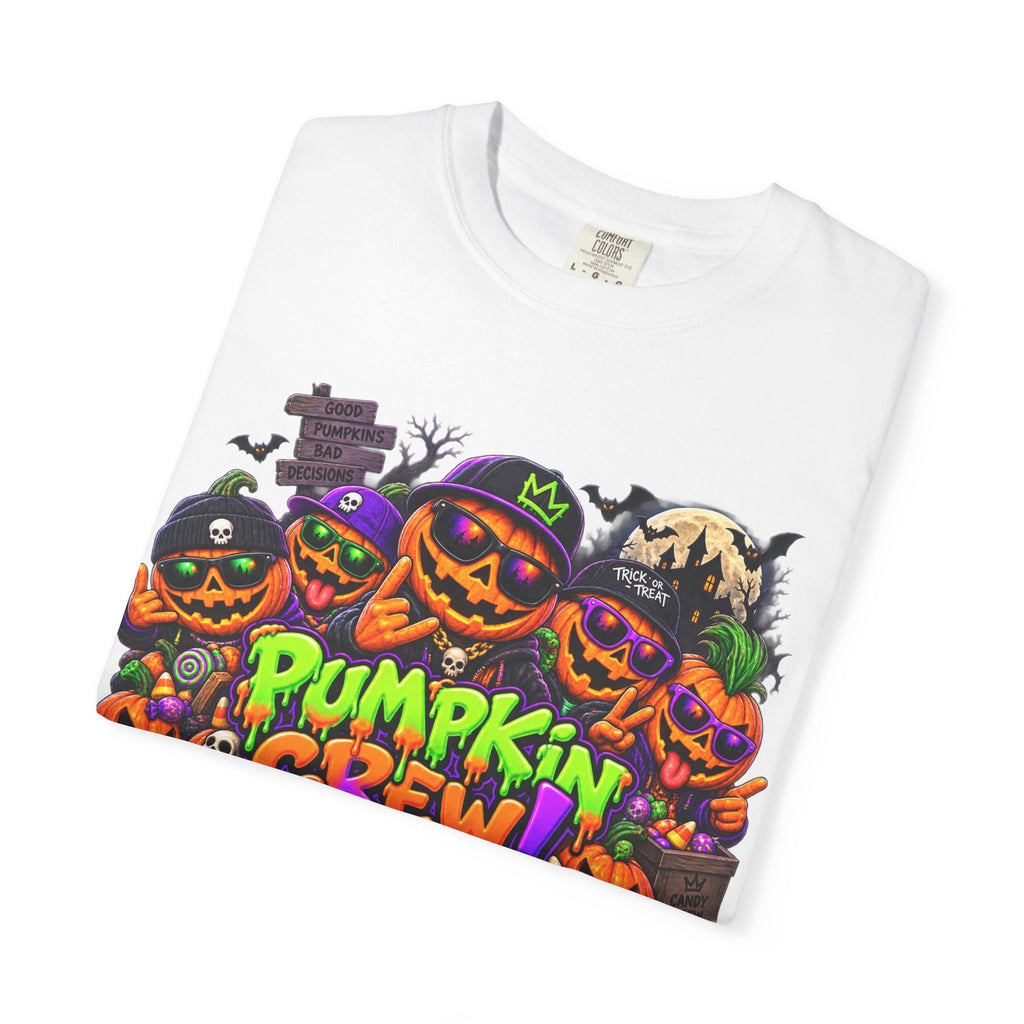 Pumpkin Crew Halloween T-Shirt – Funny Jack O’ Lantern Graphic Tee