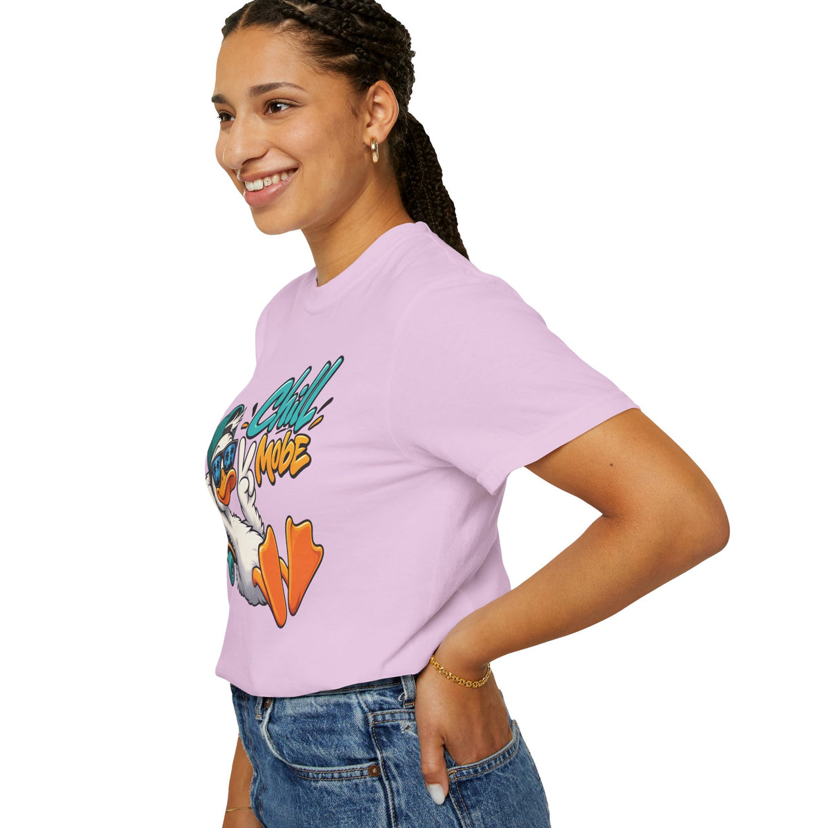 Chill Mode Duck Graphic T-Shirt | Festora Everyday