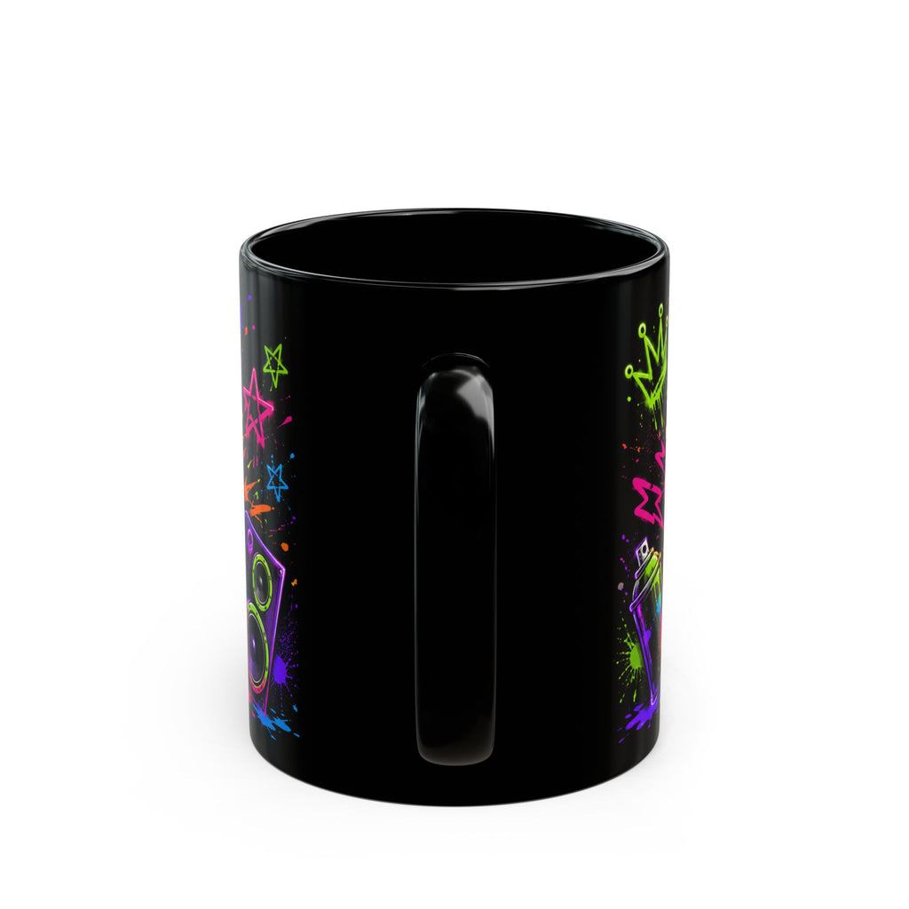 Happy Birthday Graffiti Mug — Colorful Urban Birthday Coffee Cup (11oz/15oz)