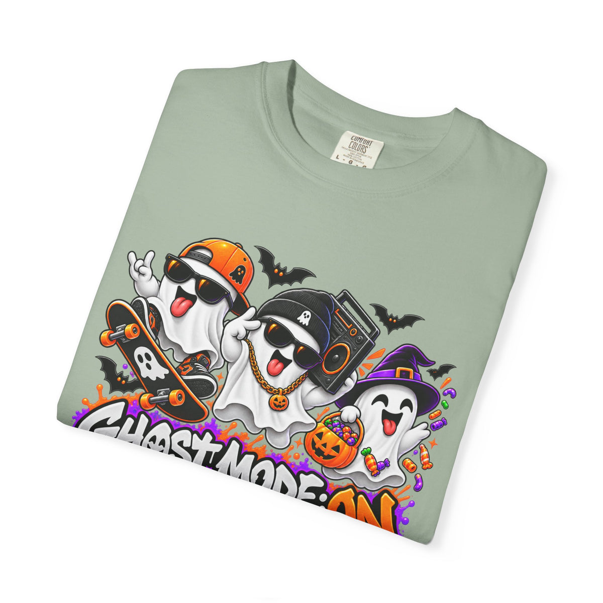 Ghost Mode: ON – Halloween Ghosts Graphic T-Shirt