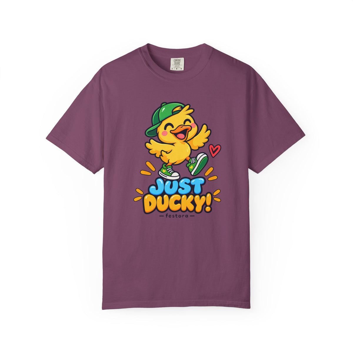 Just Ducky! – Cute Happy Duck Graphic T-Shirt