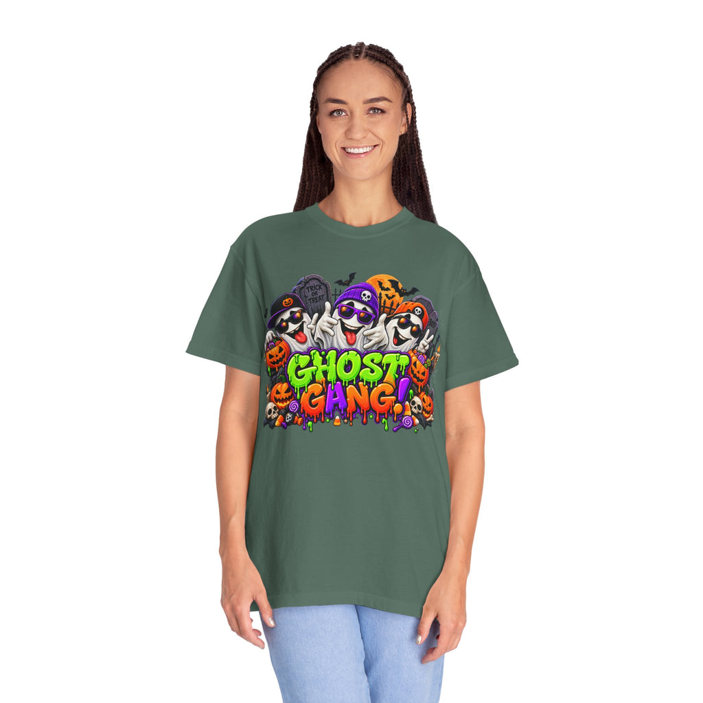 Ghost Gang Halloween T-Shirt – Funny Colorful Ghost Graphic Tee