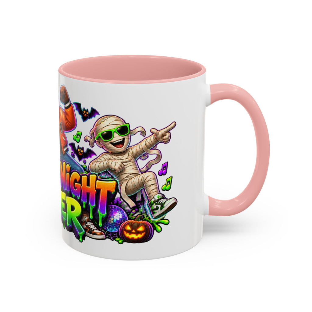 Fright Night Fever Dancing Monsters Halloween White Mug