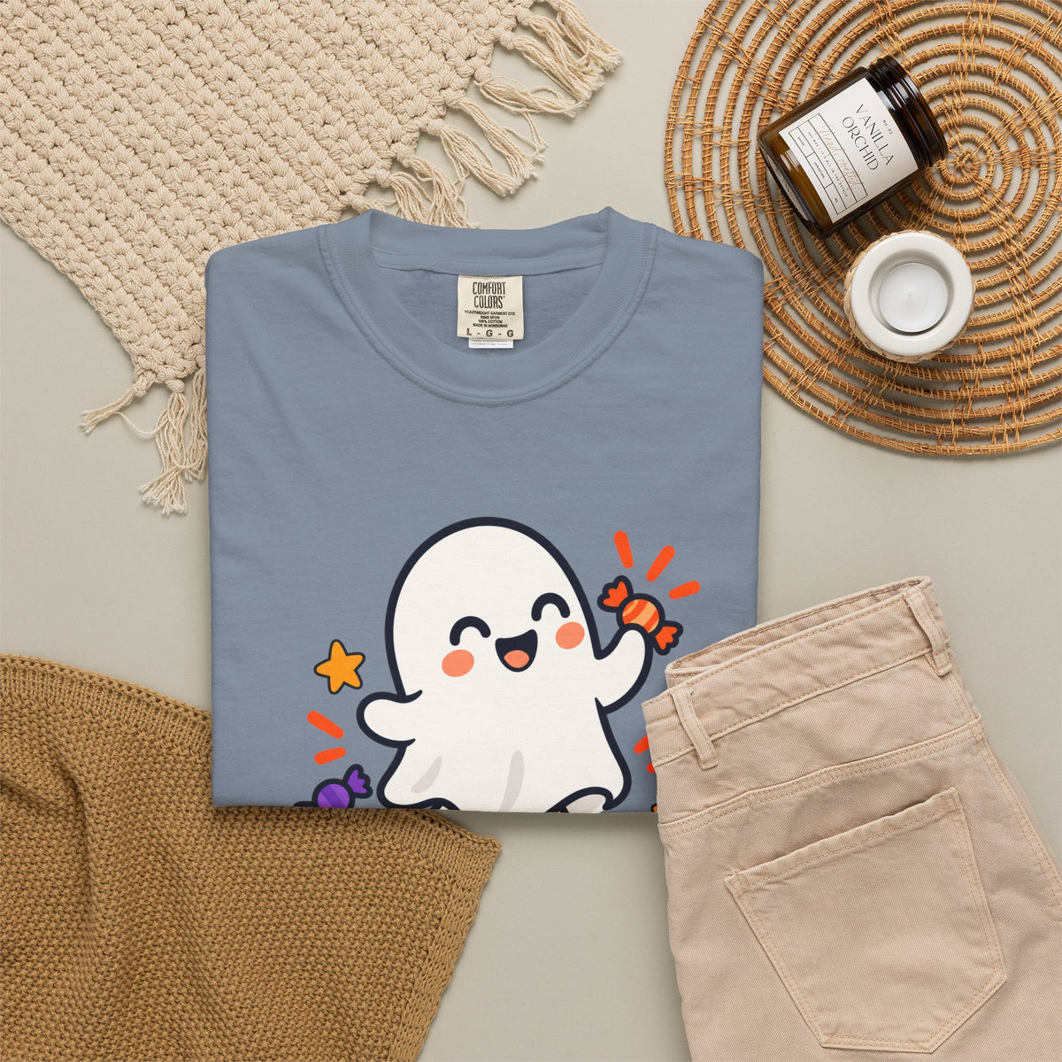 Spooky but Sweet Ghost T-Shirt | Cute Halloween Graphic Tee