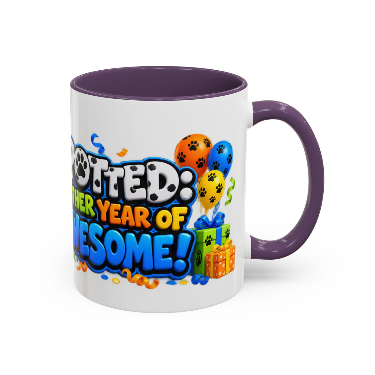 Dalmatian Birthday Mug – Spotted Another Year of Awesome White Coffee Cup