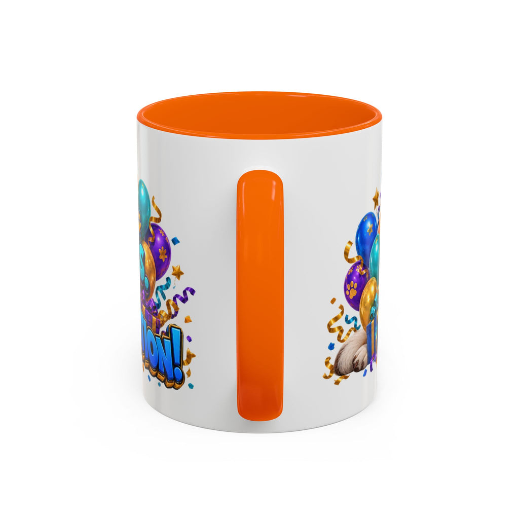 Big Dog Big Wishes Saint Bernard Birthday White Mug