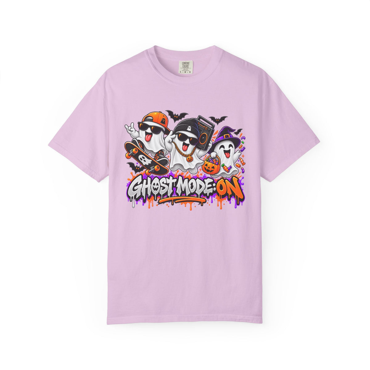 Ghost Mode: ON – Halloween Ghosts Graphic T-Shirt