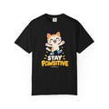 Stay Pawsitive – Cute Happy Cat Graphic T-Shirt