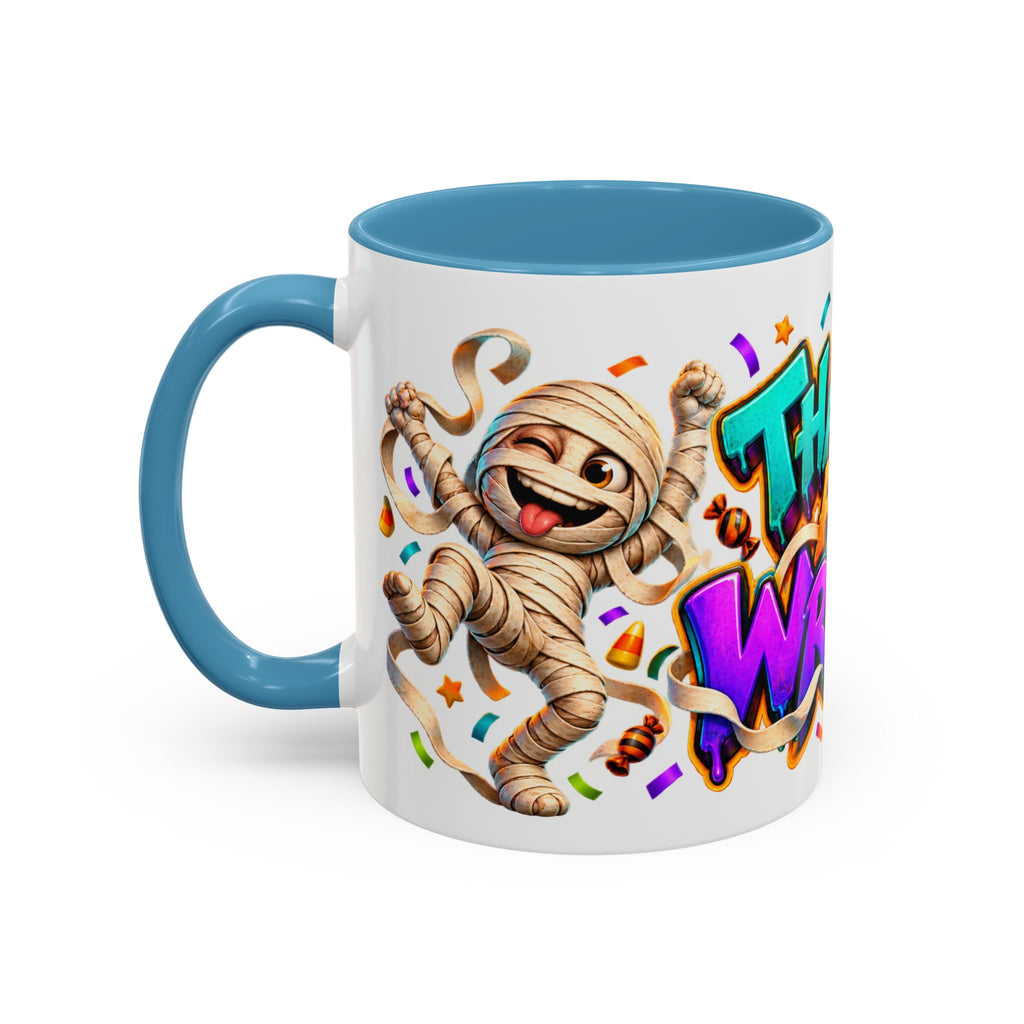 That’s a Wrap Funny Halloween Mummy Party White Mug
