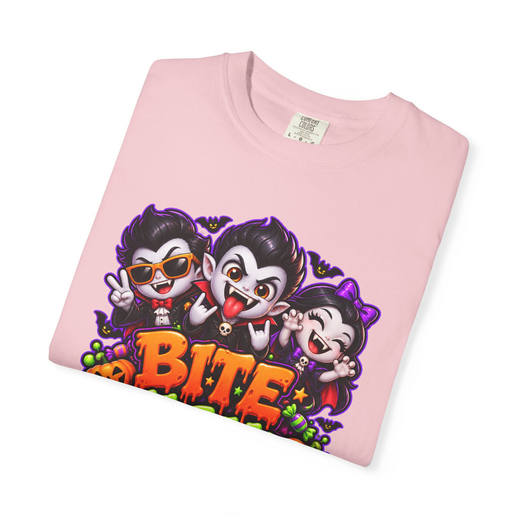 Bite Night Crew Halloween T-Shirt – Funny Vampire Graphic Tee