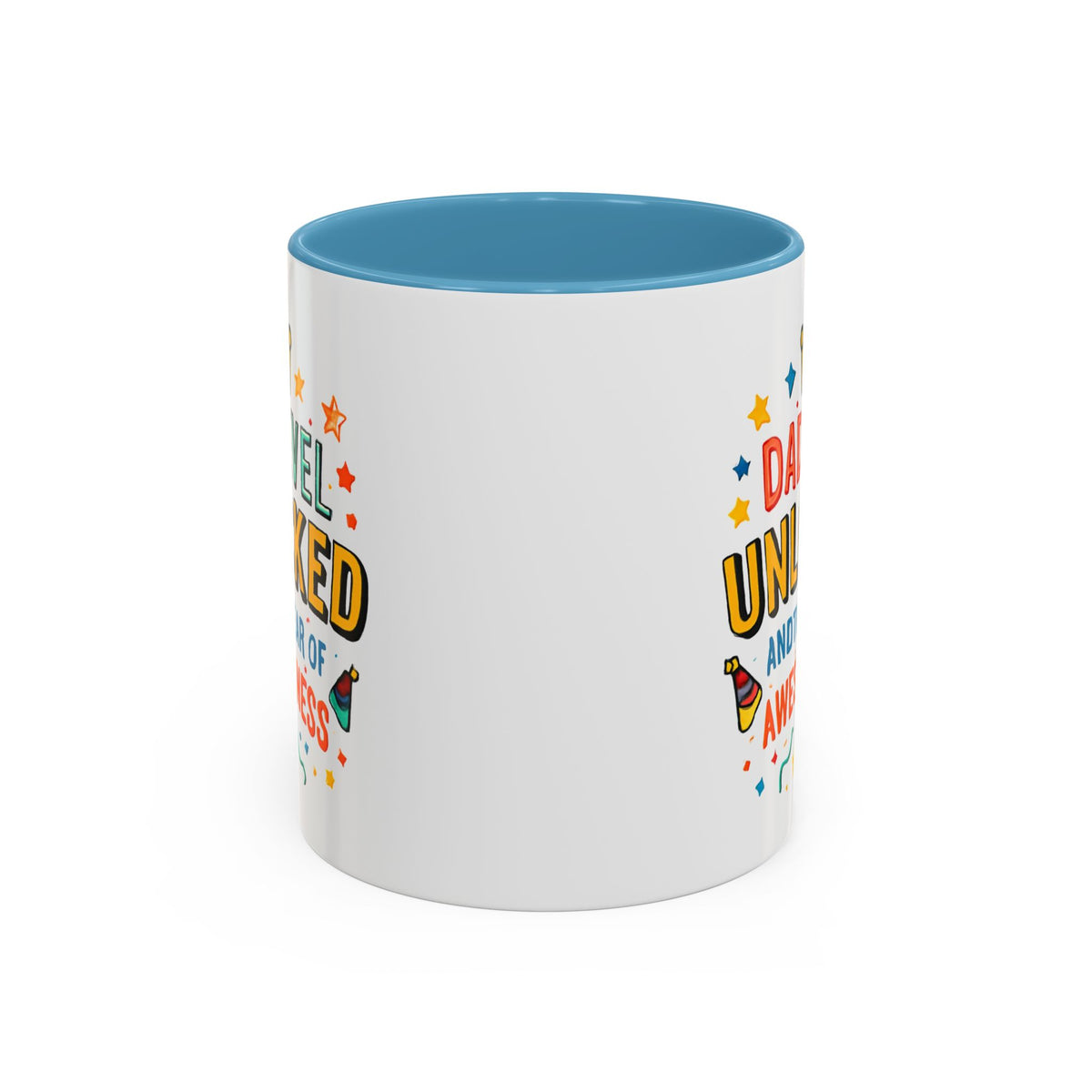 Dad Level Unlocked Coffee Mug – Funny Father’s Day 11/15oz Accent Mug