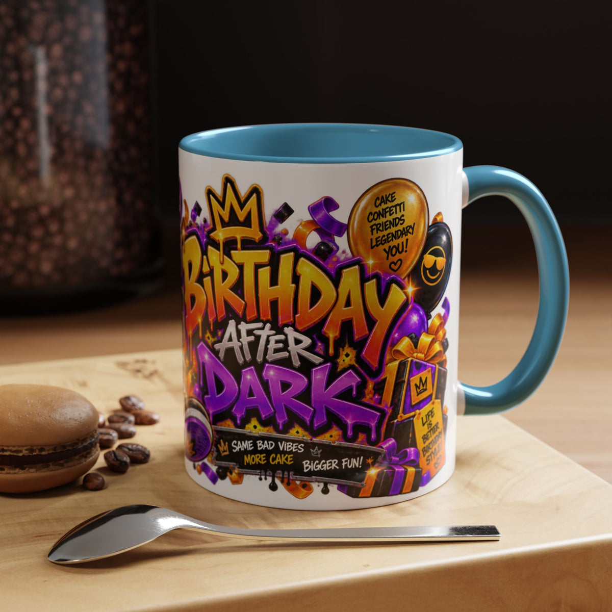 Festora Raccoon Birthday Mug – Birthday After Dark Coffee Cup