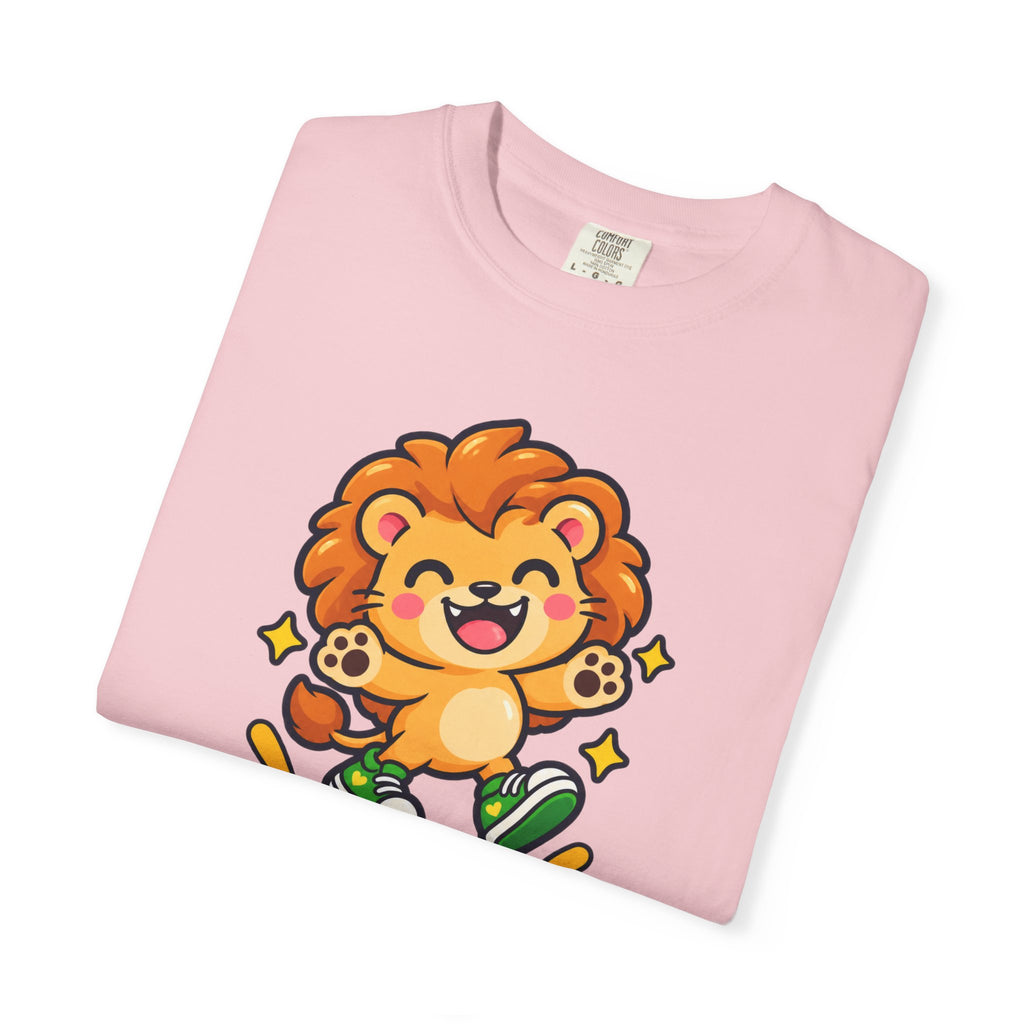 Stay Roarsome – Cute Happy Lion Graphic T-Shirt