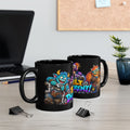 Built Different Monster Workshop Halloween Black Mug