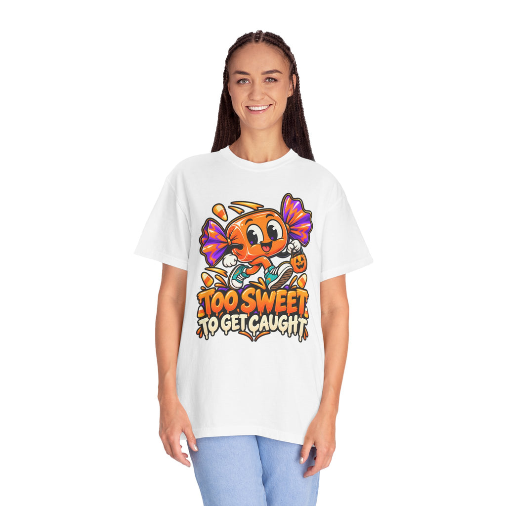 Too Sweet to Get Caught – Cute Halloween Candy T-Shirt