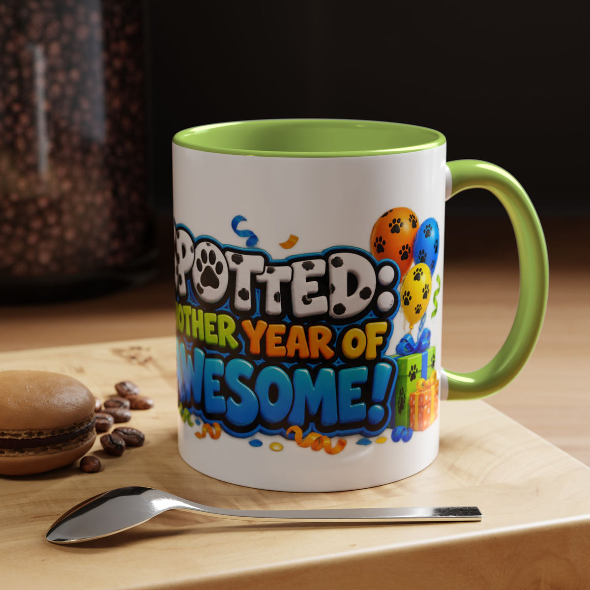 Dalmatian Birthday Mug – Spotted Another Year of Awesome White Coffee Cup